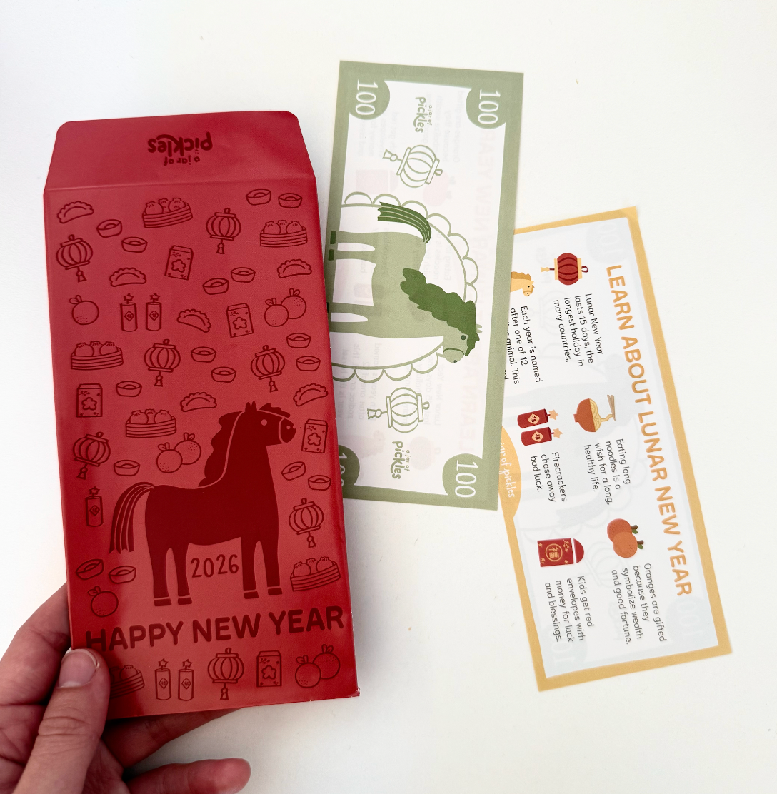 Lunar New Year Red Envelope 2026 Classroom Pack – A Jar of Pickles