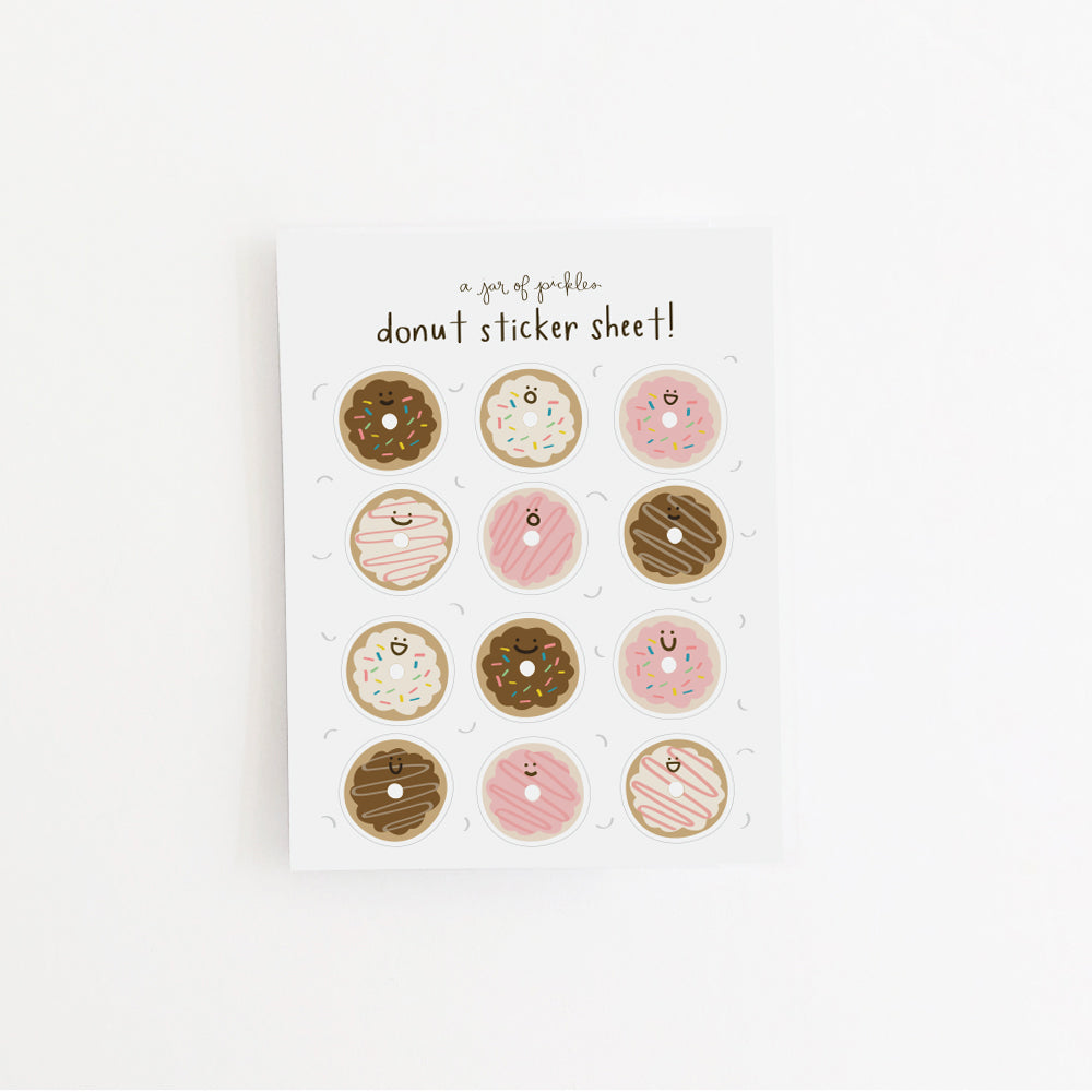 Donut Sticker Sheet