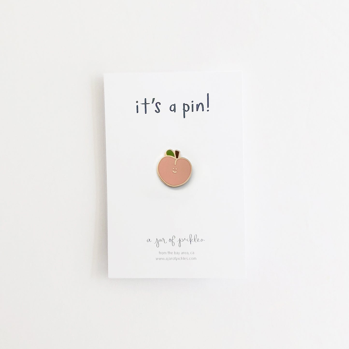 Peach Fruit Pin