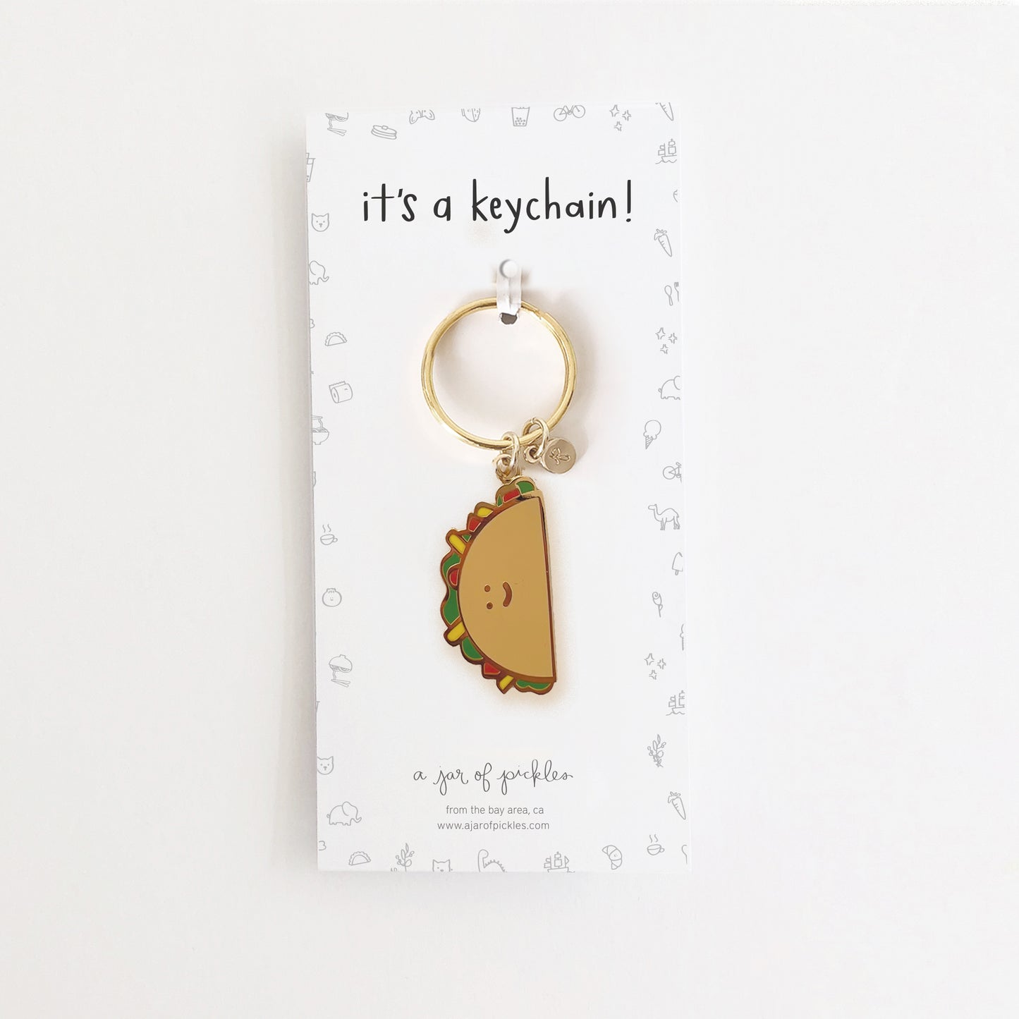 Taco Keychain