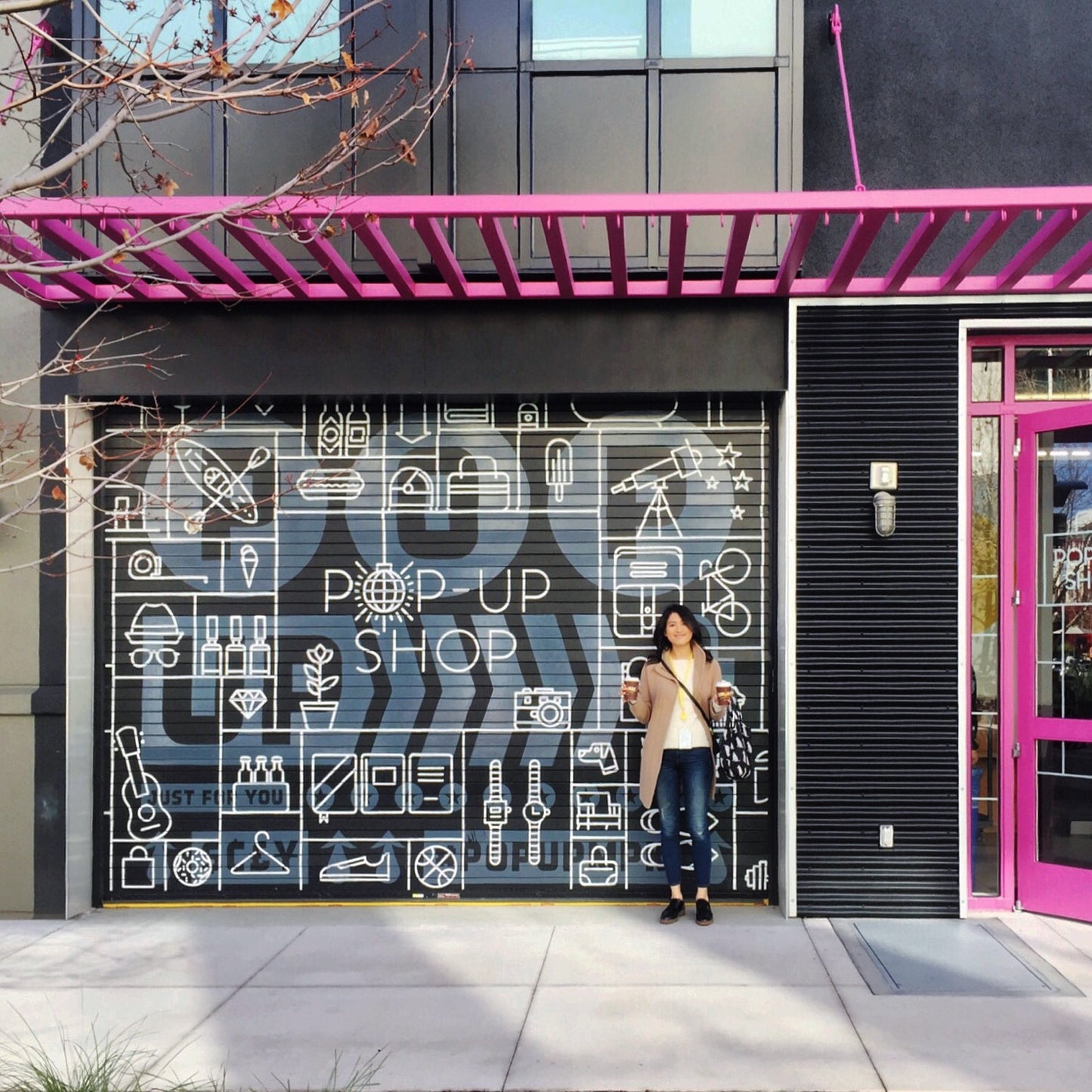Pop up shops: Facebook HQ, Morning Lavender﻿, West Elm