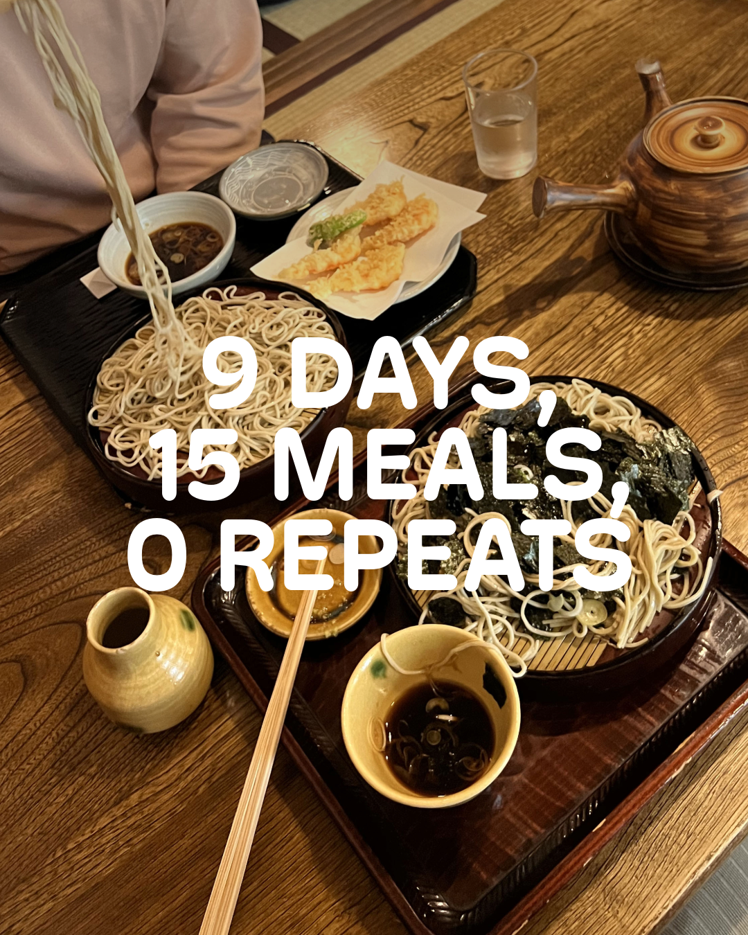9-Day Japan Babymoon Food Journal