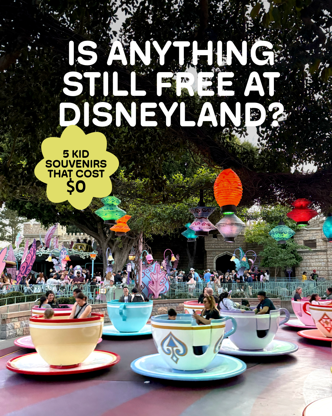 Disneyland Souvenirs & Tips that are Free for Kids