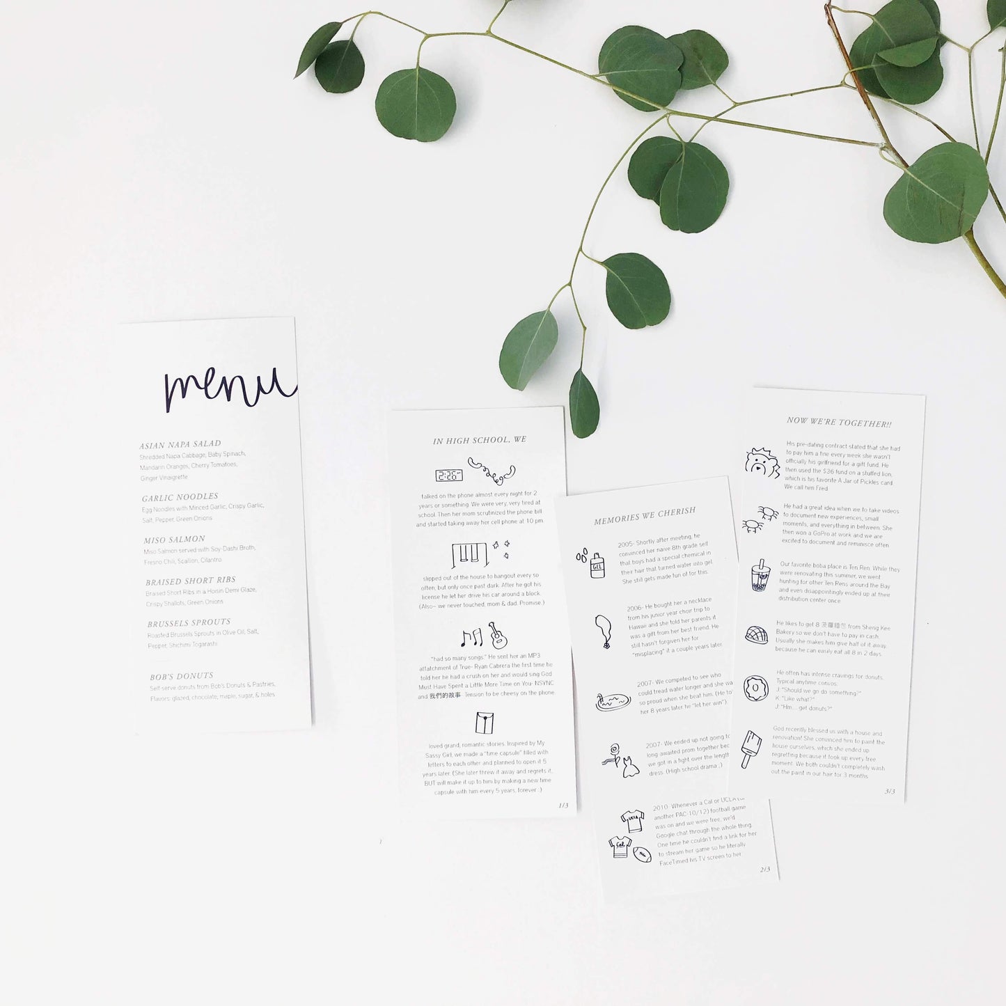 Our wedding suite (on our first wedding anniversary!)