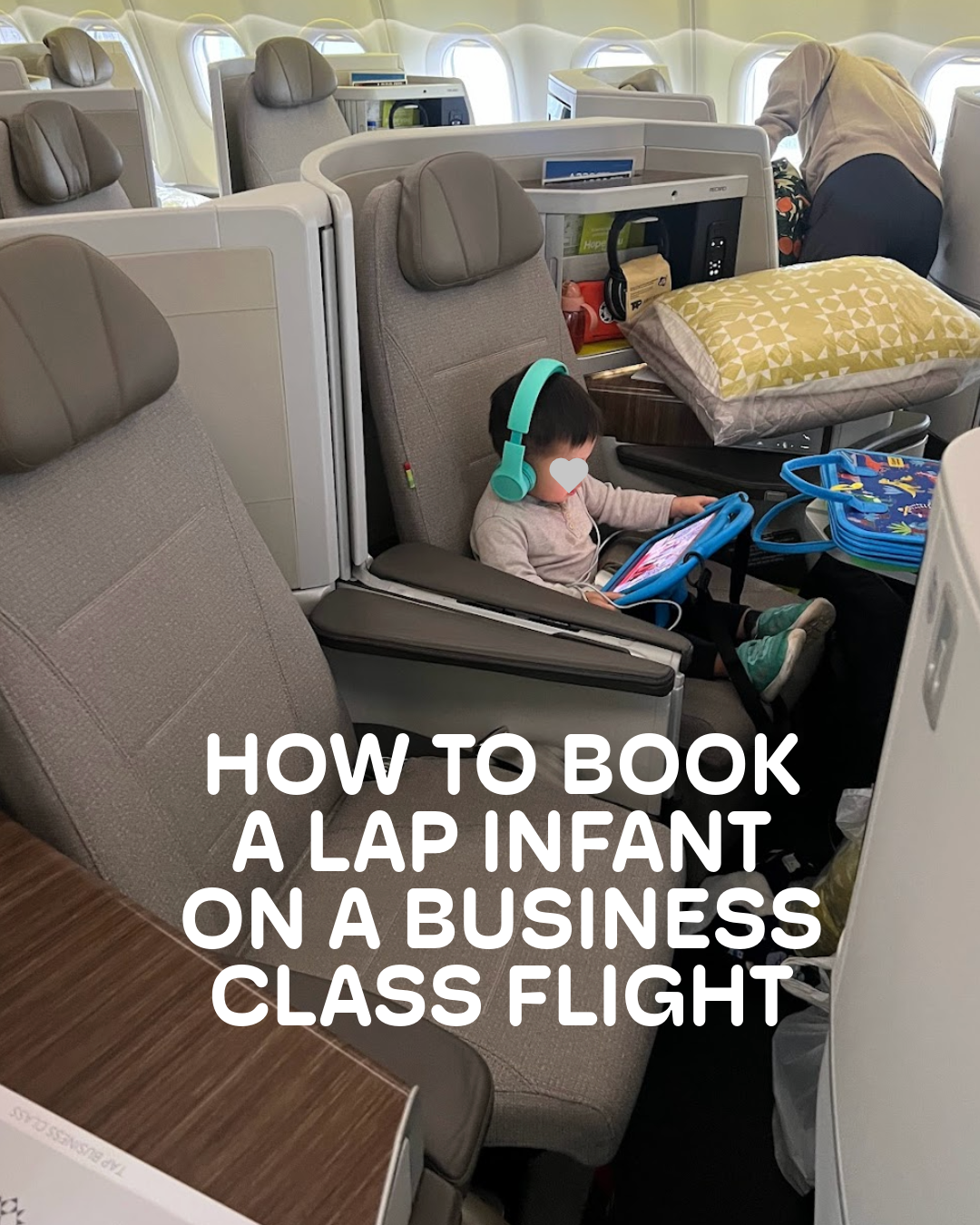 How to add a lap infant to your business class flight