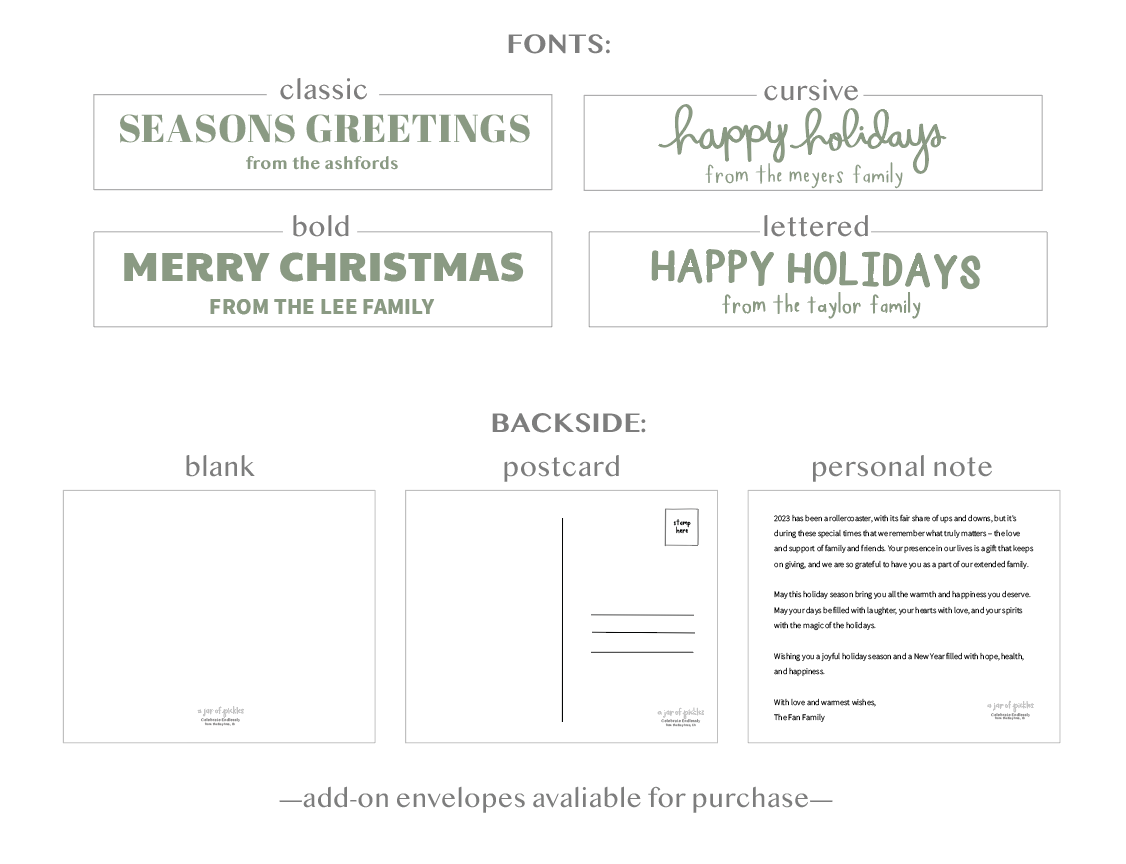 Load image into Gallery viewer, Custom Holiday Stationery: Family Photo Cards (Multiple)
