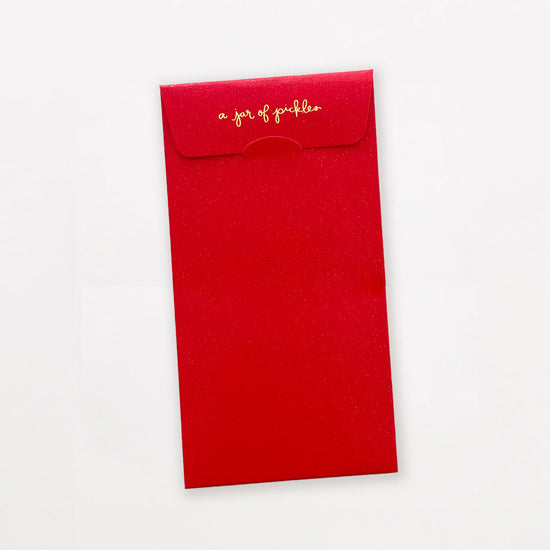Congratulations Simple Red Envelope Set of 3