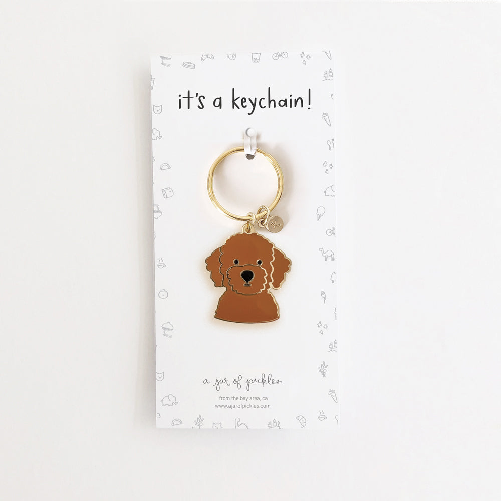 オ*ト様 [XG] Recycled Keychain ATELIER Doodle Dog Enamel Keychain – A Jar of Pickles