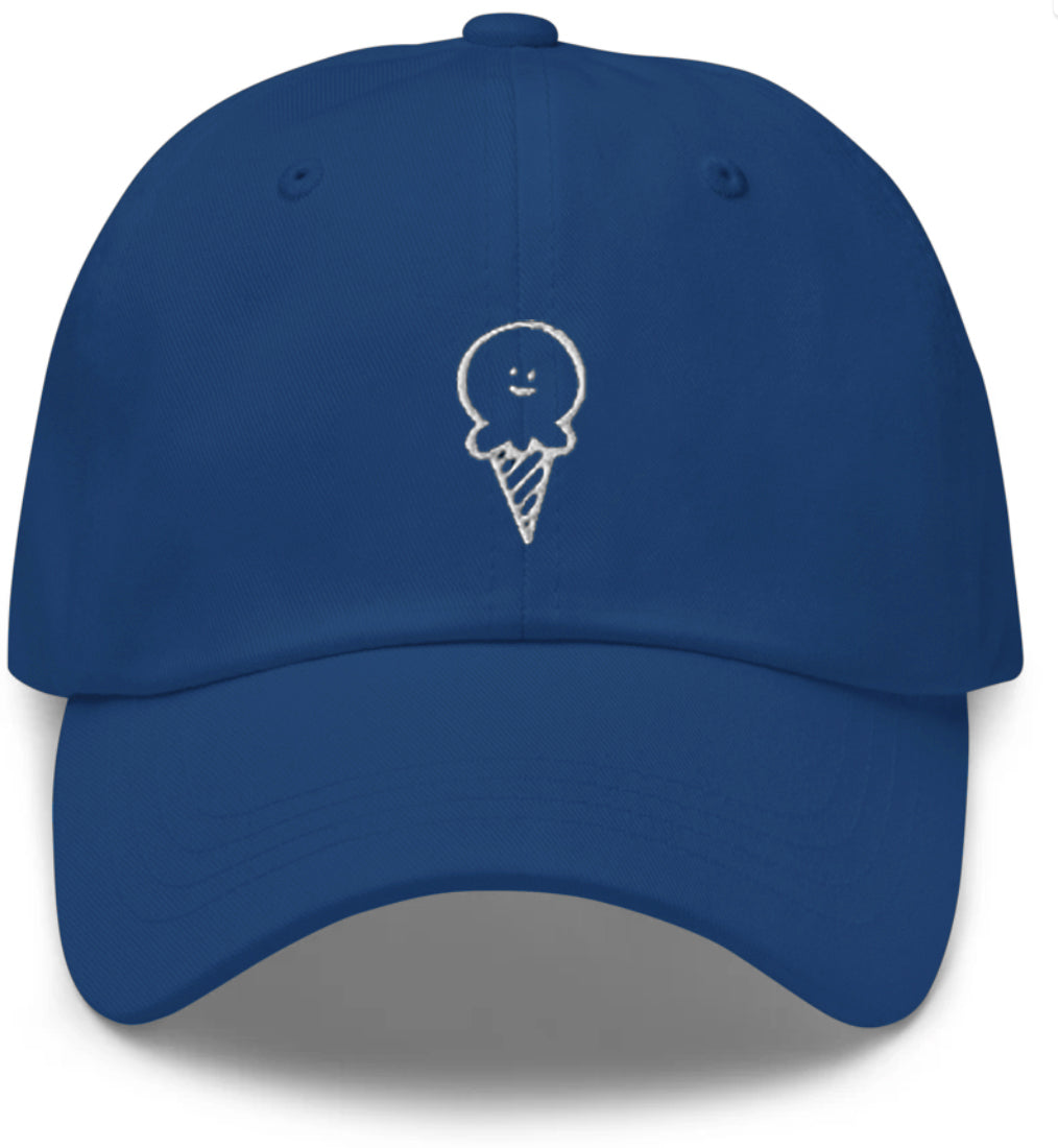 Ice Cream Embroidered Baseball Cap A Jar of Pickles