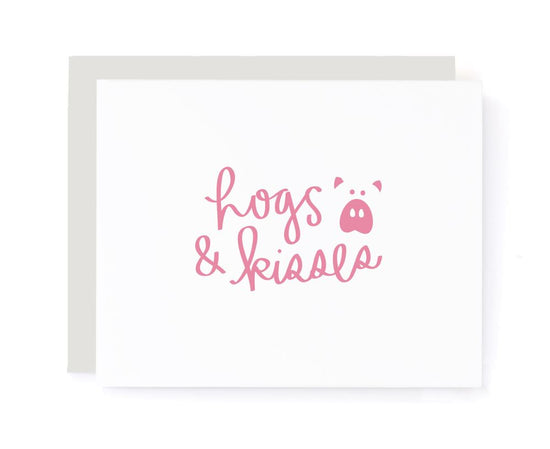 Hogs & Kisses Love Valentines Card card A Jar of Pickles