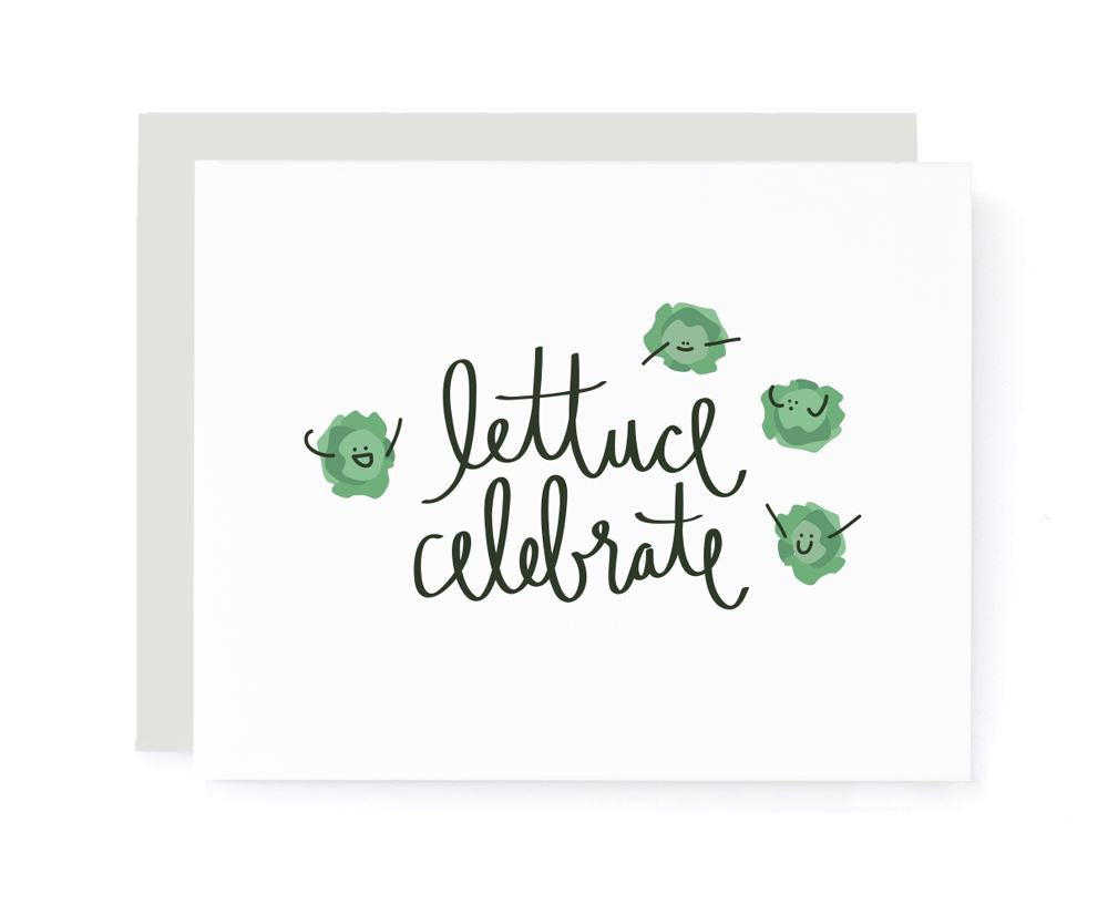 Lettuce Celebrate Congrats Card card A Jar of Pickles