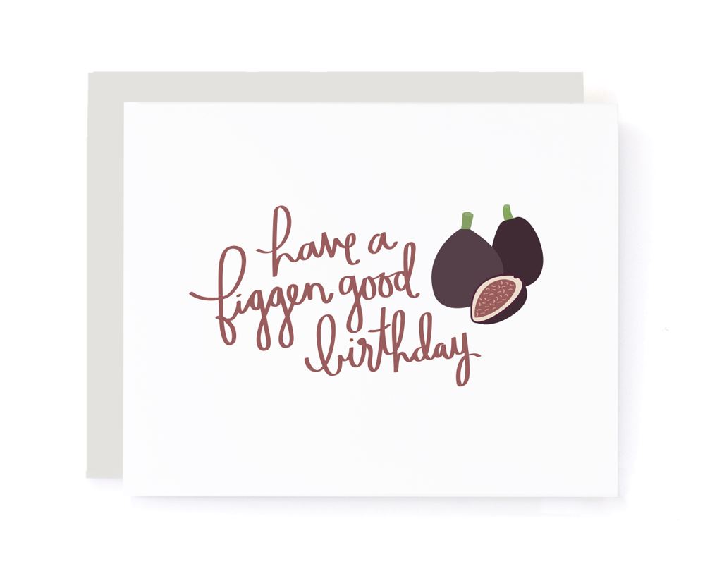 Have a Figgen Good Birthday Card card A Jar of Pickles