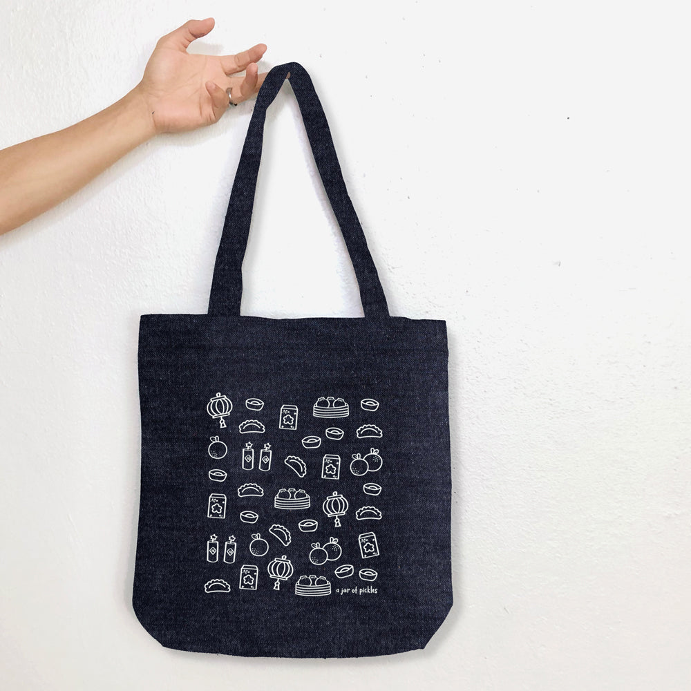 Load image into Gallery viewer, Lunar New Year Cotton Tote
