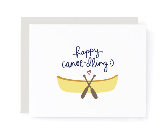 Happy Canoe-dling Wedding Card card A Jar of Pickles