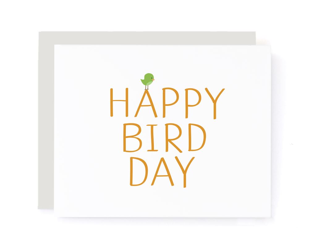 Happy Bird-Day Birthday Card card A Jar of Pickles