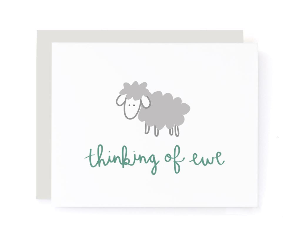 Thinking of Ewe Greeting Card card A Jar of Pickles