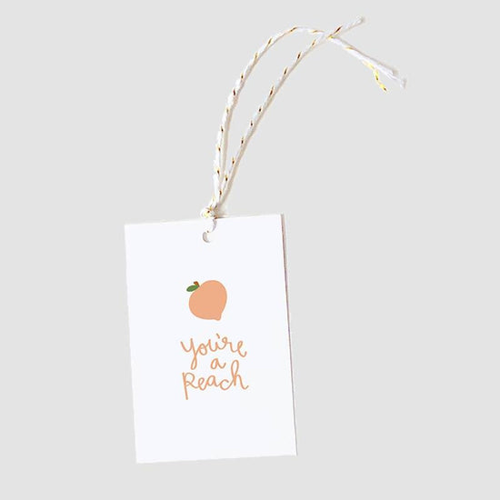 Load image into Gallery viewer, You&amp;#39;re A Peach Gift Tags gift tags A Jar of Pickles
