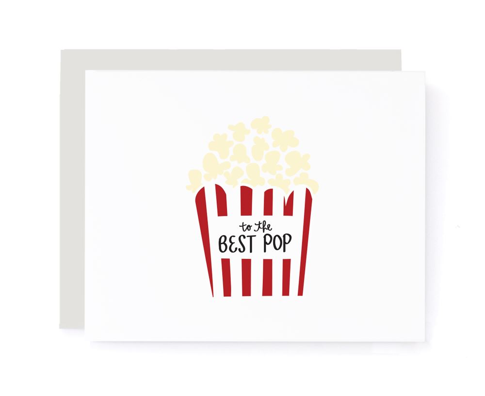 To The Best Pop Father's Day Card card A Jar of Pickles