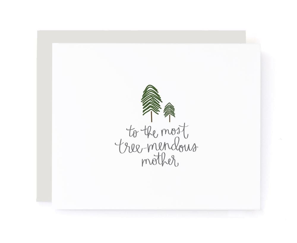 To The Most Tree-Mendous Mother Mother's Card card A Jar of Pickles