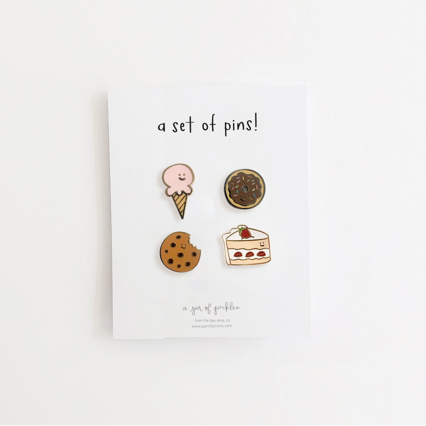 Load image into Gallery viewer, Dessert Pin Set of 4
