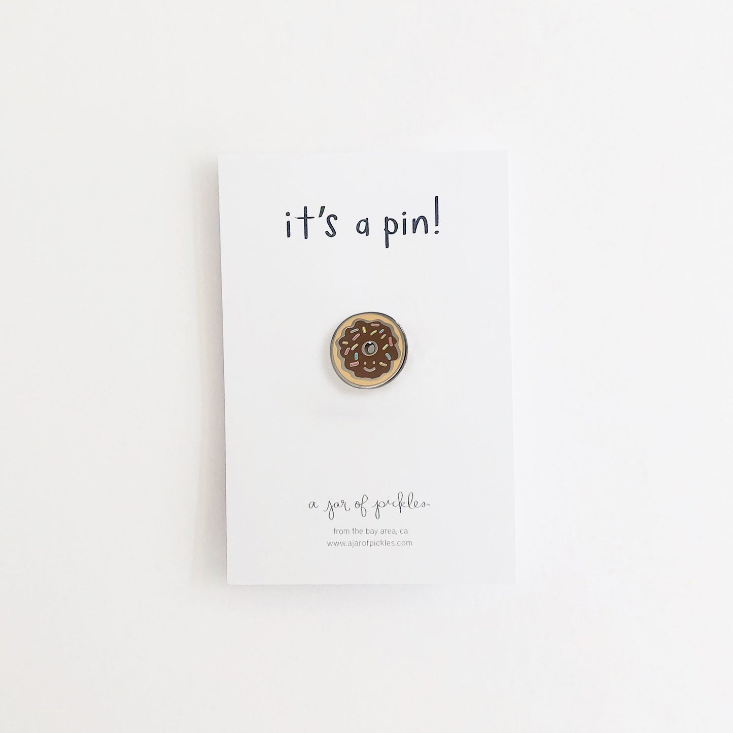 Donut Pin A Jar of Pickles