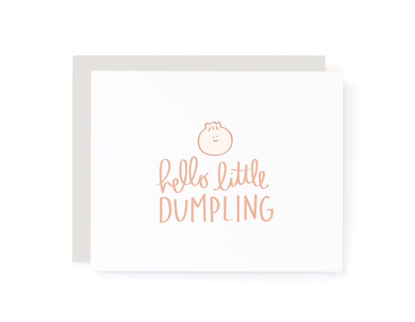 Hello Little Dumpling Congrats Baby Card
