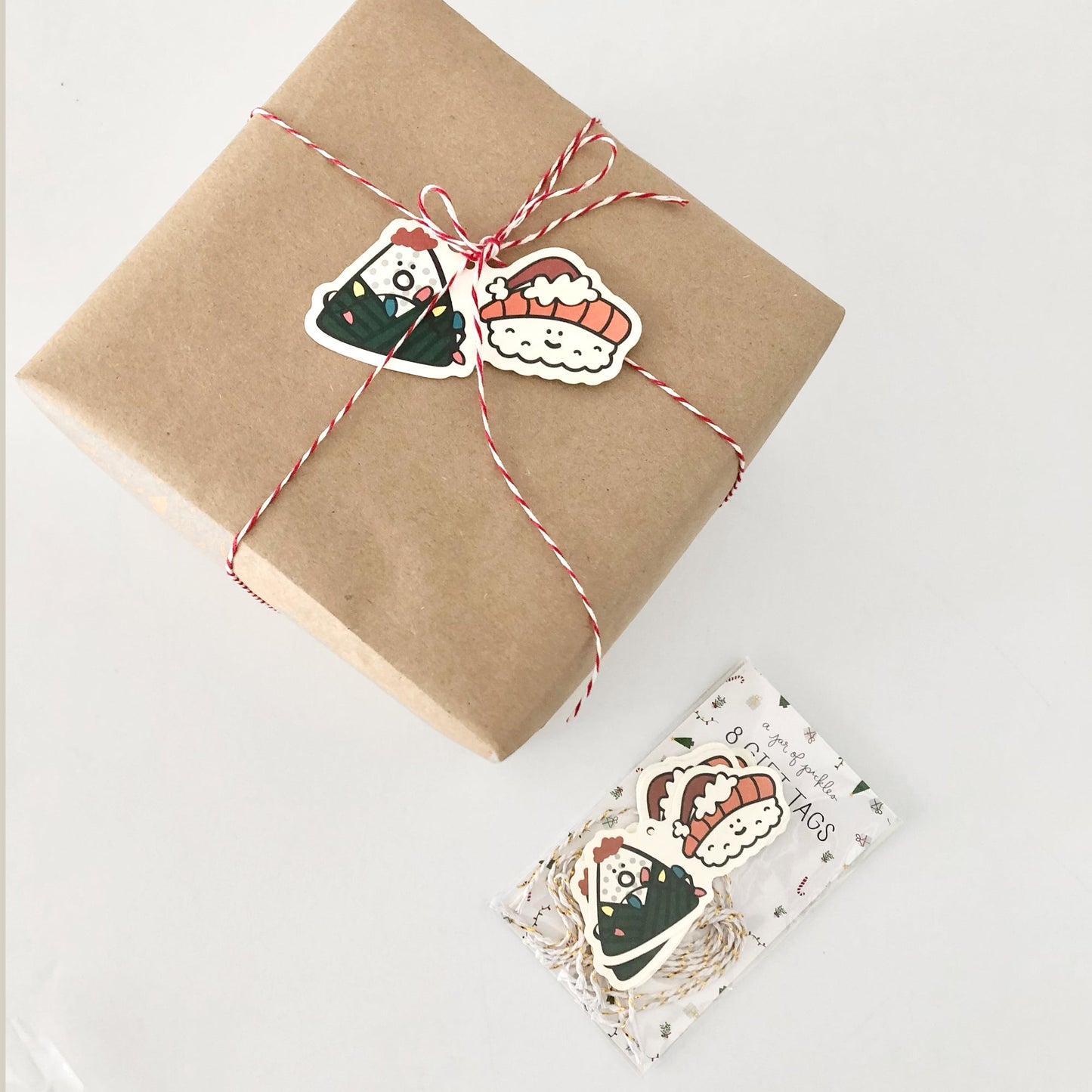 Sushi and Onigiri Holiday Gift Tags