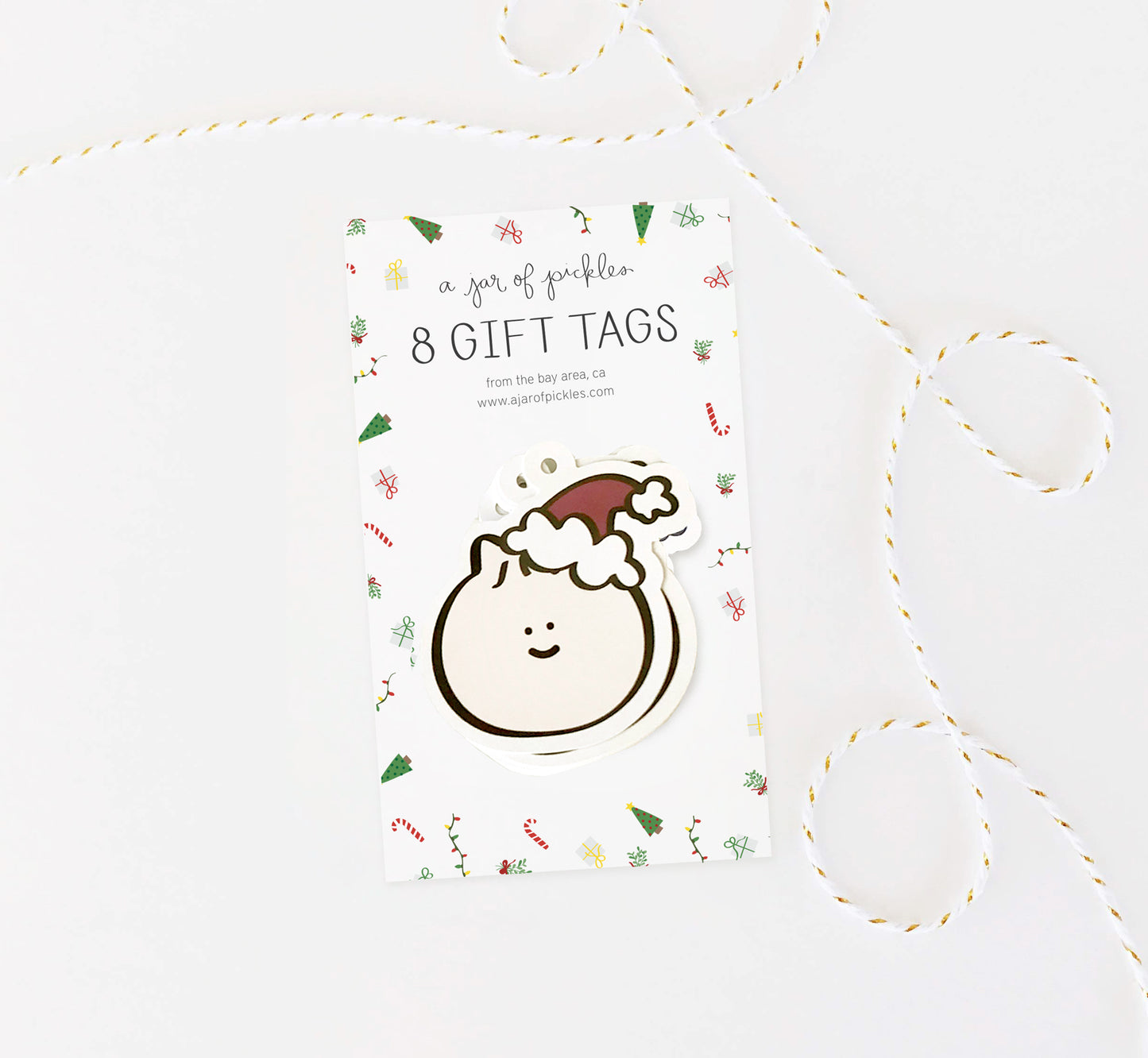 Bao Dumpling Holiday Gift Tags