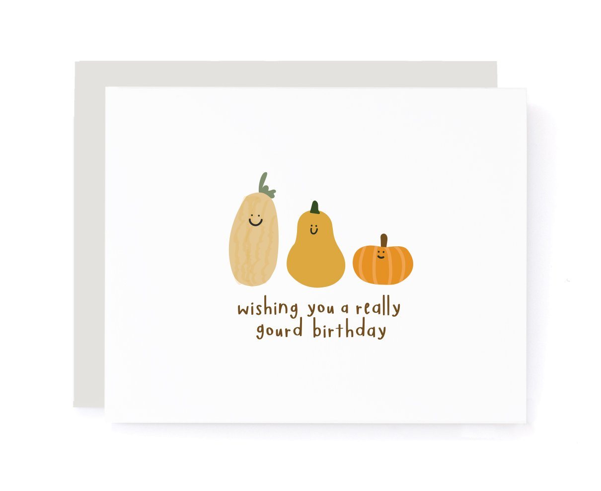 Wishing You a Really Gourd Birthday Card card A Jar of Pickles