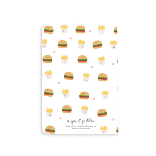 Burger Pocket Notebook