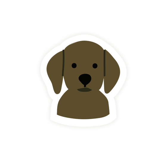 Labrador Dog Vinyl Sticker