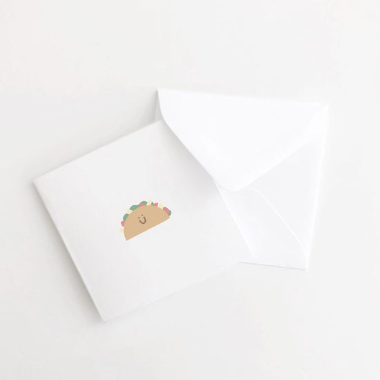 Load image into Gallery viewer, Taco Mini Card Set of 10 flat card A Jar of Pickles
