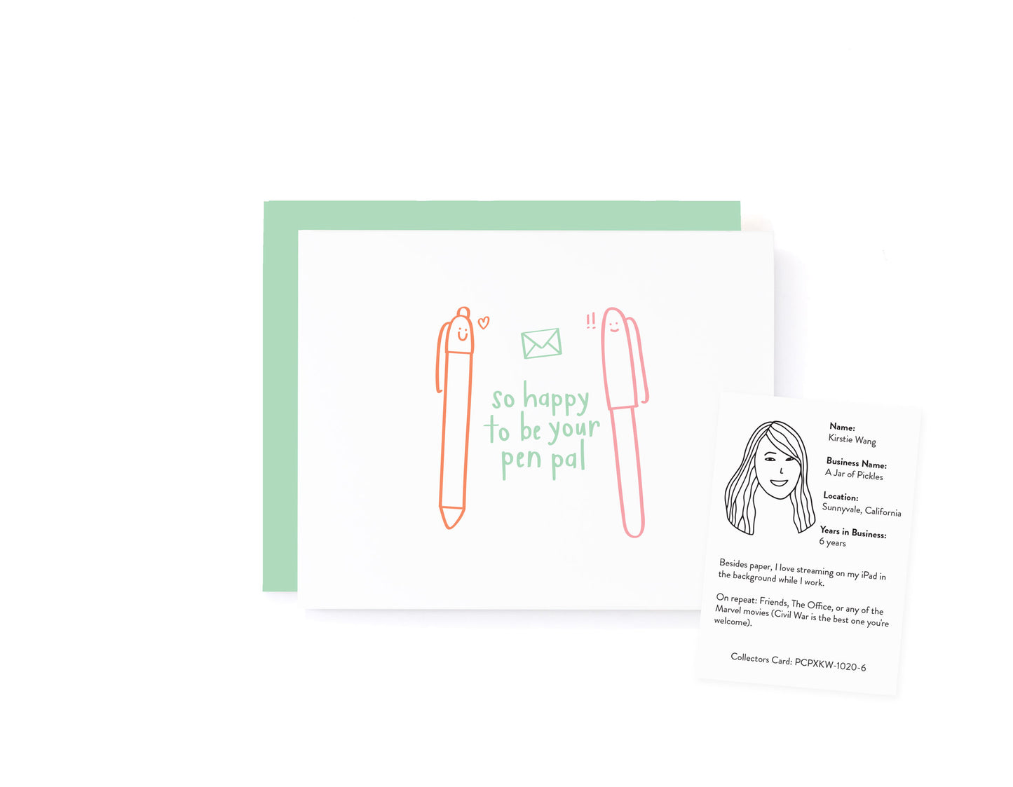 A Jar of Pickles x The Paper + Craft Pantry Collectors Card