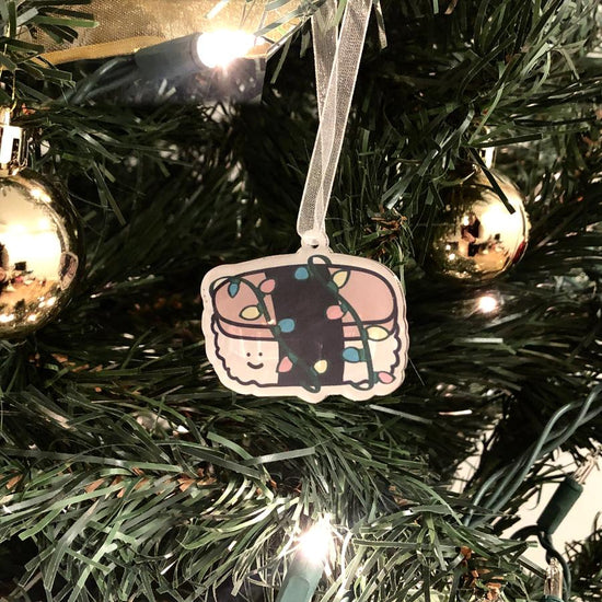 Load image into Gallery viewer, Spam Musubi Holiday Ornament
