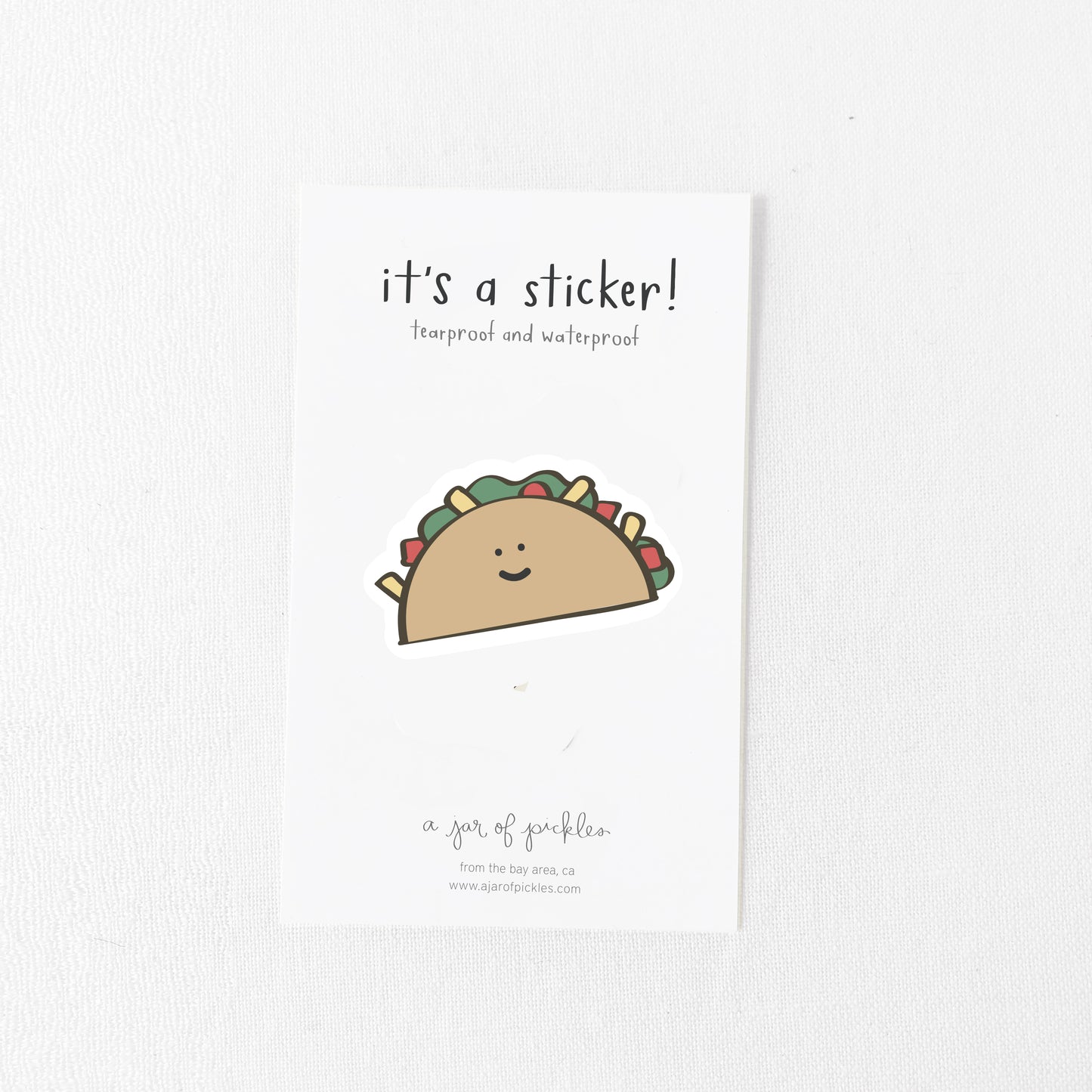 Load image into Gallery viewer, Taco Vinyl Sticker
