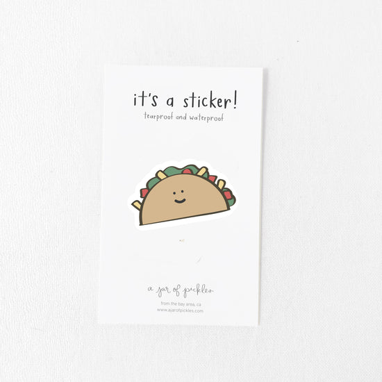 Load image into Gallery viewer, Taco Vinyl Sticker
