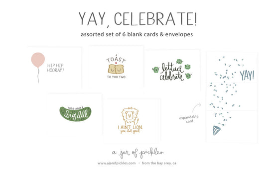 Yay, Celebrate! Assorted Card Set